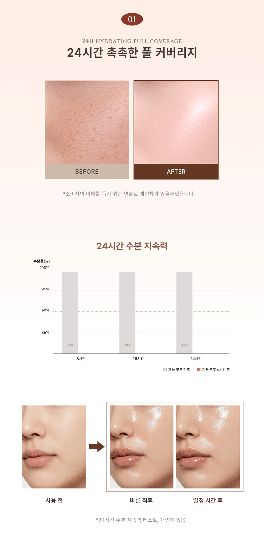 이븐베터 리프레쉬 하이드레이팅 앤 리페어링 메이크업 상세페이지